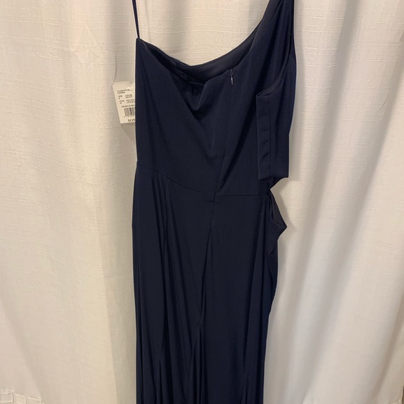 NWT One Shoulder Jersey Sheath Dress w/ Cutouts - Picture 3 of 5